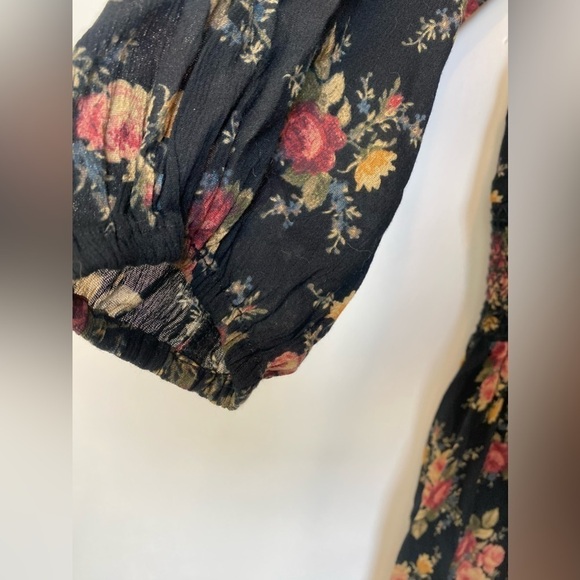 Denim & Supply Ralph Lauren Floral Mini Dress Smocked Size‎ X-Large - Picture 9 of 11